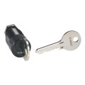 Barillet à clé et clé plate marquage el43363 pour dpx³hp débro et commande