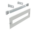 Legrand - chassis a composer plastron modulaire metal haut 150 larg 500 avec rail