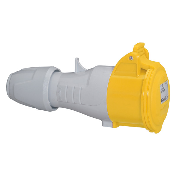 Prise mobile 16a 3p+t 100/130v ip44