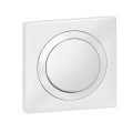 Interrupteur ou va-et-vient Legrand dooxie IP44 10AX 250V livré avec plaque carrée blanche