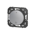 Poussoir aluminium Legrand Dooxie interrupteur VMC
