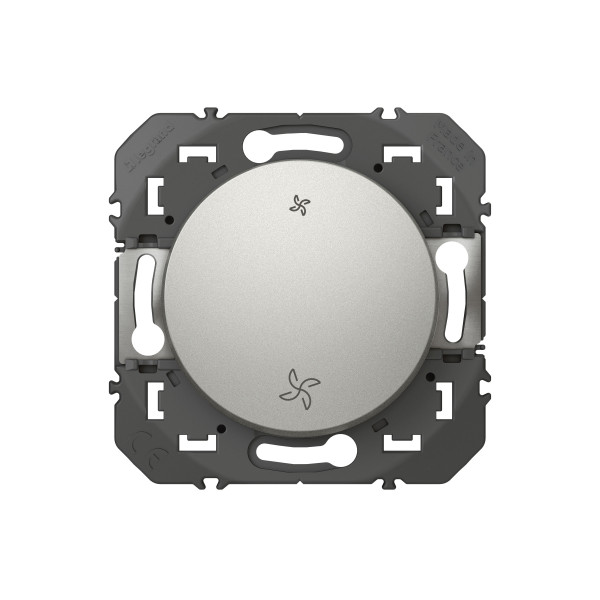 Poussoir aluminium Legrand Dooxie interrupteur VMC
