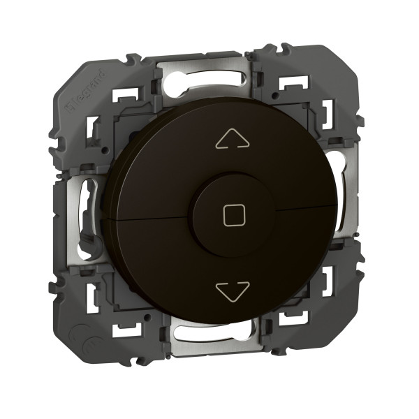 Poussoir pour commande volets roulants dooxie finition noir mat