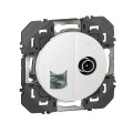 Prise télévision et prise RJ45 blanc Legrand Dooxie RJ45 cat6 STP