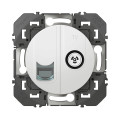 Prise télévision et prise RJ45 blanc Legrand Dooxie RJ45 cat6 STP