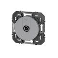 Prise télévision aluminium Dooxie Legrand simple étoilé blindée