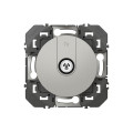 Prise télévision aluminium Dooxie Legrand simple étoilé blindée