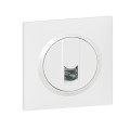 Prise RJ45 catégorie 6 FTP blanc Legrand Dooxie avec plaque carrée