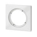 Plaque Legrand Dooxie carrée 1 poste IP44 finition blanc