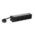 Pdu 10'' 1 u lcs² - fixation sans vis - 4x2p+t - cordon 1 m