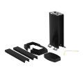 Legrand colonnette a clippage direct 2 compartiments 0,30m noir