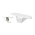 Legrand tablette support en corian blanc pour colonnes cv45mm - clippage direct