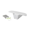 Legrand tablette support en corian blanc pour colonnes cv80mm - universelle