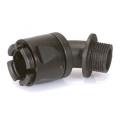 Raccord mâle coudé 45° pour conduit flexible rta polyamide Ø7 - iso 12