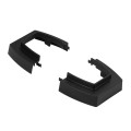 Socle ou cache plafond pour colonne ou colonnette 2x45mm ou 1x80mm - noir