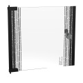 Legrand porte en verre complete coffret linkeo 6ux10p ral7016