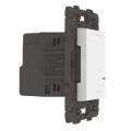 Interrupteur Connecté Mosaic sans Neutre avec Variateur et Netatmo - Blanc