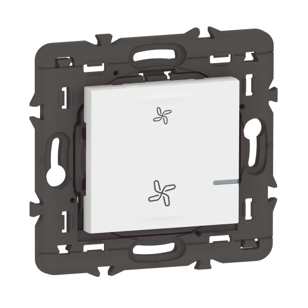Commande sans fil VMC connectée Mosaic With Netatmo, blanc, sans plaque