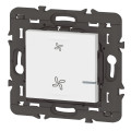 Commande sans fil VMC connectée Mosaic With Netatmo, blanc, sans plaque