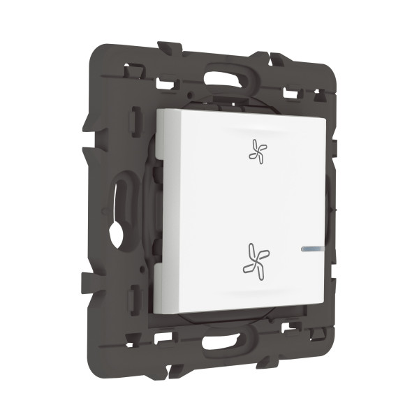 Commande sans fil VMC connectée Mosaic With Netatmo, blanc, sans plaque