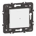 Interrupteur connecté Mosaic avec Neutre et variateur 150W LED compatible Netatmo - Blanc