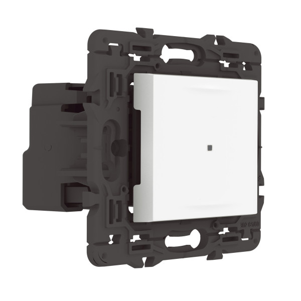 Interrupteur connecté Mosaic avec Neutre et variateur 150W LED compatible Netatmo - Blanc