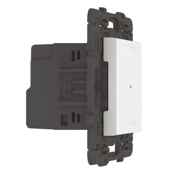 Interrupteur connecté Mosaic avec Neutre et variateur 150W LED compatible Netatmo - Blanc