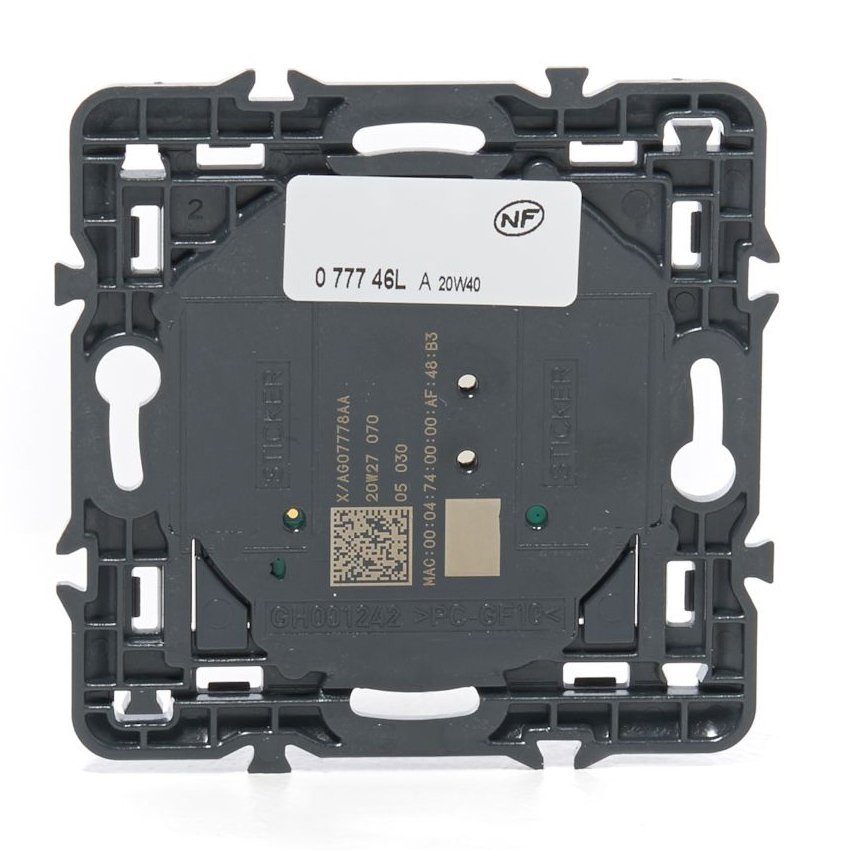 Interrupteur Sans Fil Legrand Mosaic Netatmo Pour Volet Roulant - Réf. 77746L - Nécessite Un Pack De Démarrage