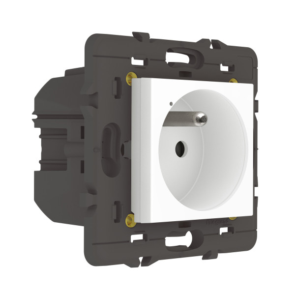 Prise de courant Connectée Mosaic With Netatmo 16A avec Suivi de Consommation - Compatible App Home + Control