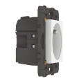 Prise de courant Connectée Mosaic With Netatmo 16A avec Suivi de Consommation - Compatible App Home + Control