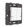 Commande Double Sans Fil Mosaic With Netatmo, Éclairage/Prise, Blanc