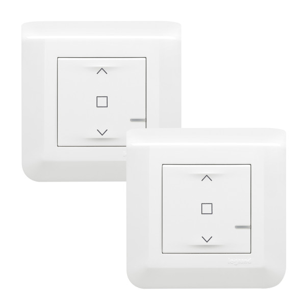 Prêt-à-poser Volet Roulant Mosaic Connecté Netatmo, Commande Sans Fil, Blanc