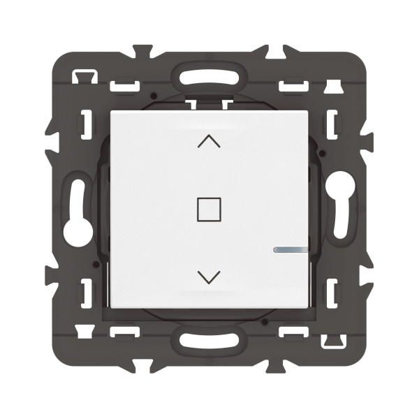Commande sans fil pour volet roulant Mosaic compatible Netatmo, blanc, sans plaque