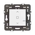 Commande sans fil pour volet roulant Mosaic compatible Netatmo, blanc, sans plaque