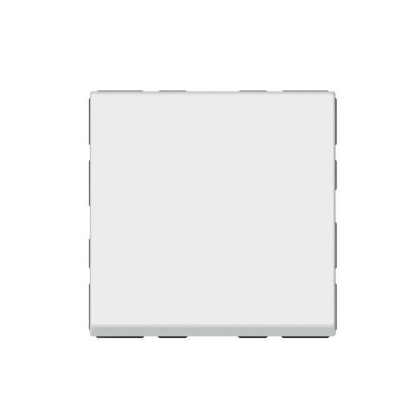 Poussoir ou poussoir inverseur Mosaic Easy-Led 6A 250V~ 2 modules - blanc antimicrobien