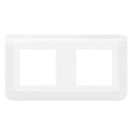 Plaque de finition horizontale Mosaic pour 2x2 modules blanc