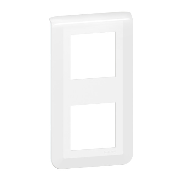 Plaque de finition verticale Mosaic pour 2x2 modules blanc