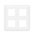 Plaque de finition Mosaic pour 2x2x2 modules blanc