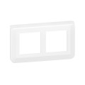 Plaque de finition horizontale spéciale rénovation Mosaic pour 2x2 modules blanc