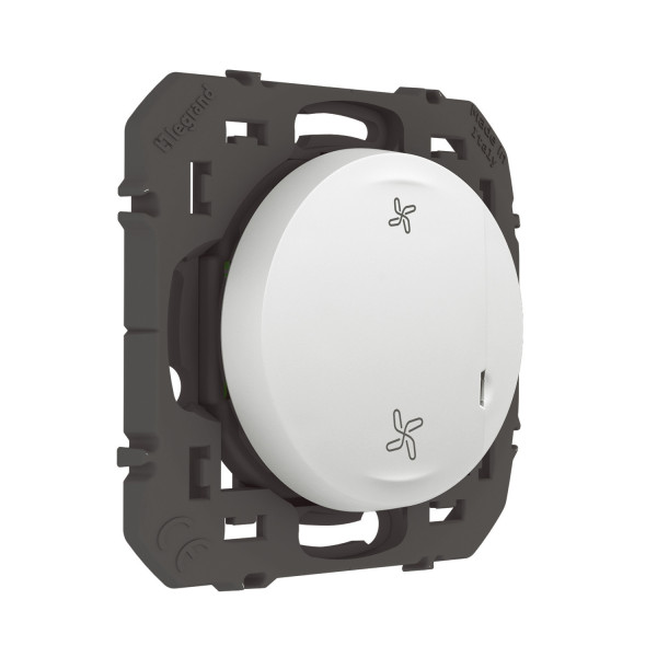 Commande sans fil VMC Dooxie With Netatmo, connectée, blanche, sans plaque