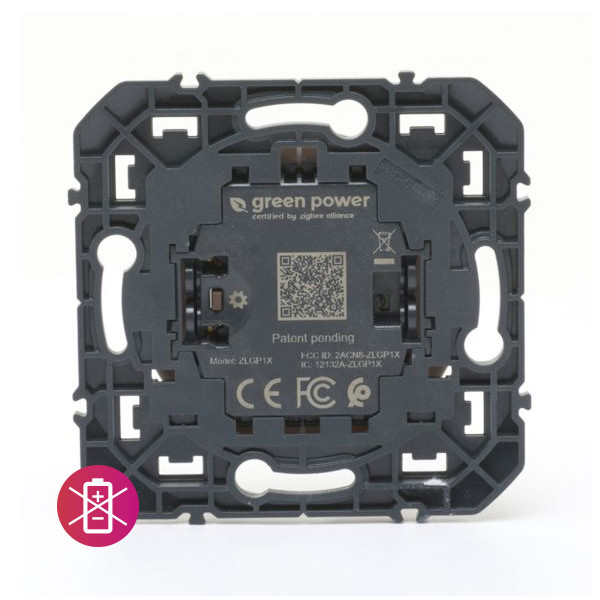 Commande générale sans fil Dooxie With Netatmo - blanche, autonome, extra-plate