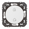 Commande générale sans fil Dooxie With Netatmo - blanche, autonome, extra-plate