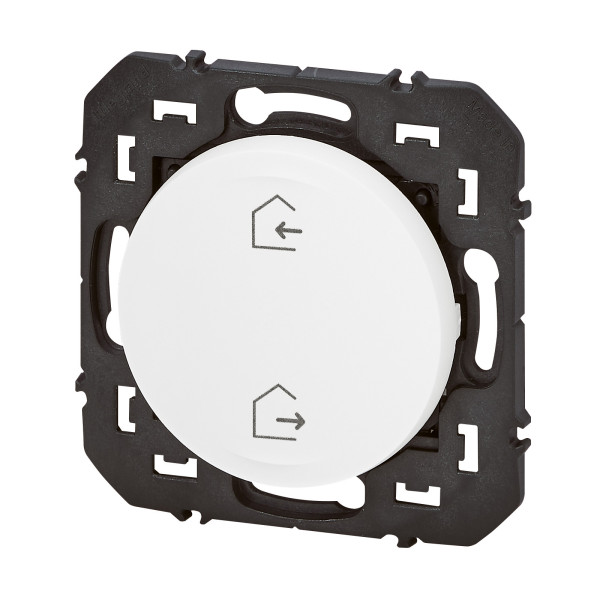 Commande générale sans fil Dooxie With Netatmo - blanche, autonome, extra-plate