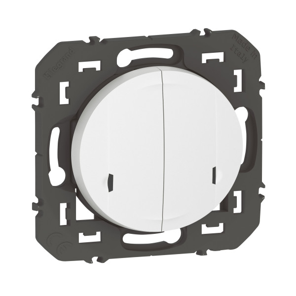 Commande Double Sans Fil pour Éclairage/Prise Dooxie With Netatmo - Blanc