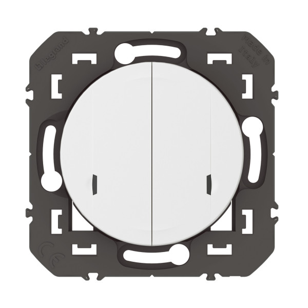 Commande Double Sans Fil pour Éclairage/Prise Dooxie With Netatmo - Blanc