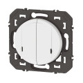 Commande Double Sans Fil pour Éclairage/Prise Dooxie With Netatmo - Blanc