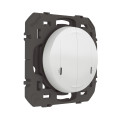 Commande Double Sans Fil pour Éclairage/Prise Dooxie With Netatmo - Blanc