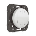 Commande sans fil 4 scénarios Dooxie With Netatmo, blanc, sans plaque