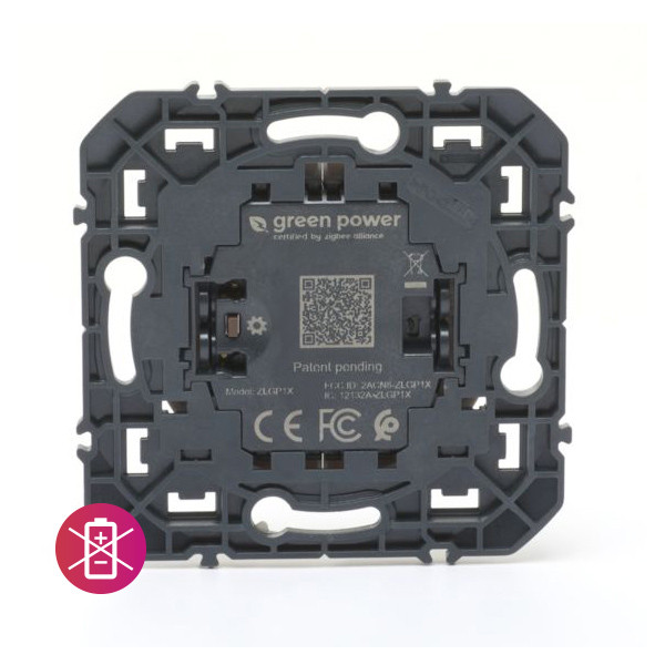 Commande 4 scénarios sans fil ni pile Dooxie With Netatmo - Blanc, autonome et extra-plate