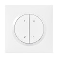 Commande 4 scénarios sans fil ni pile Dooxie With Netatmo - Blanc, autonome et extra-plate